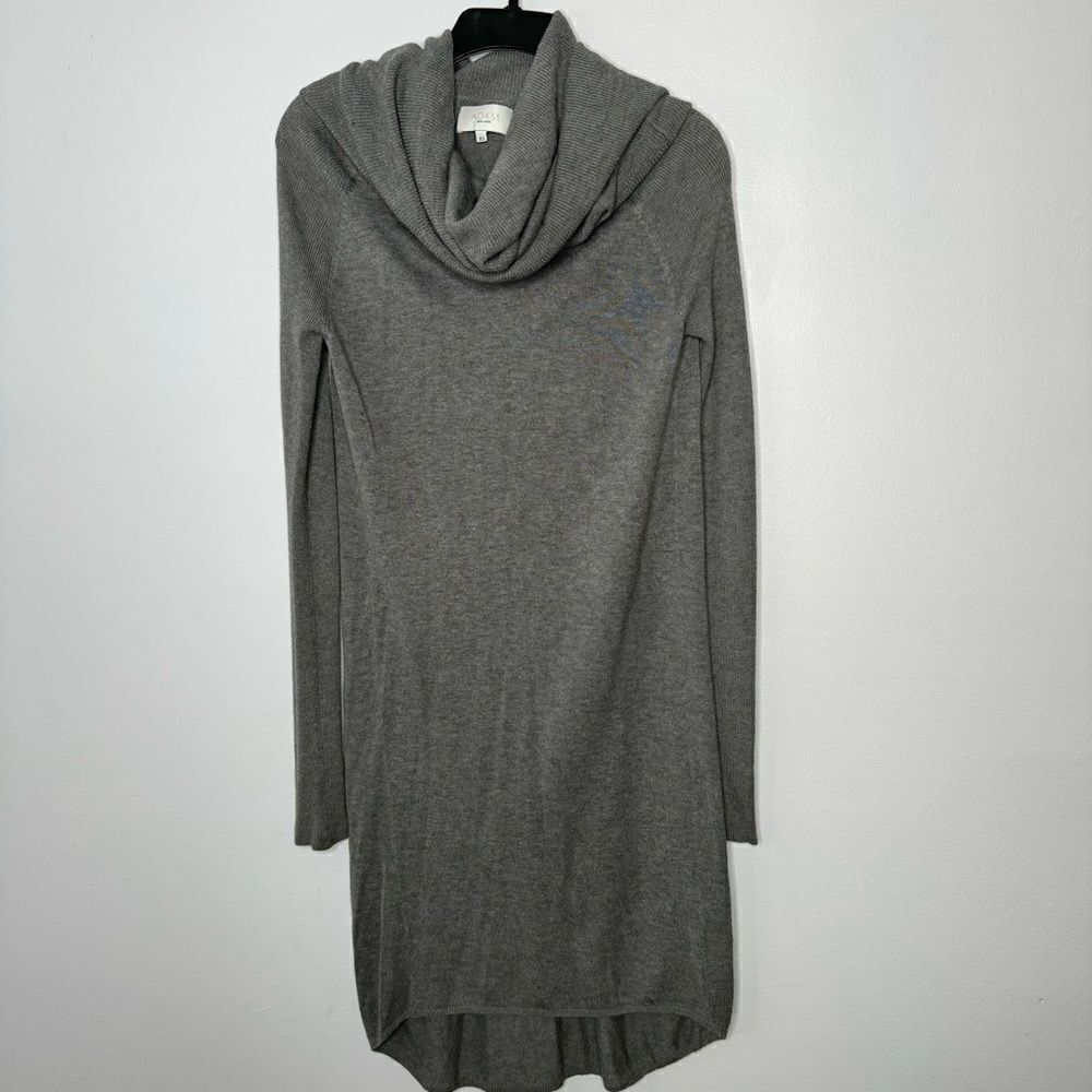 Adam Lippes cowl neck sweater dress cashmere blend